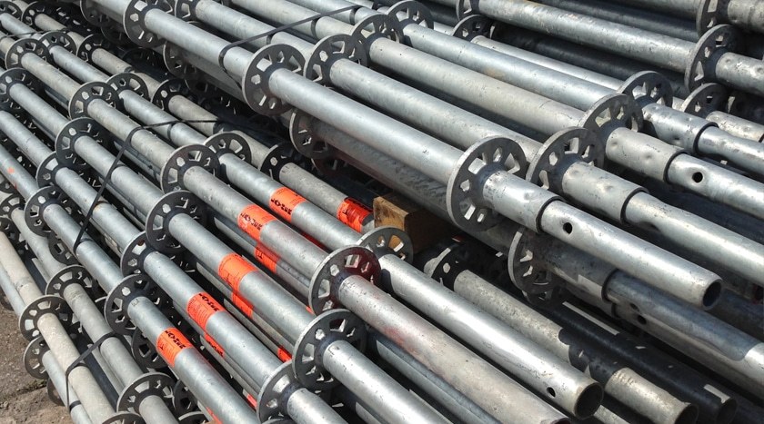 Vertikalstiele Layher Allround, gebraucht – Beispielfoto aus unserem Lager