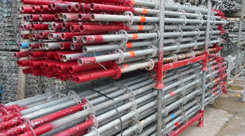 Vertikalstiele Layher Allround, gebraucht – Beispielfoto aus unserem Lager