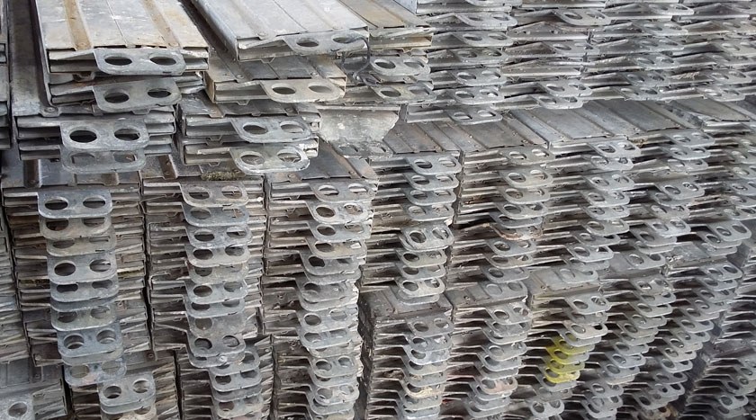 Hünnebeck Bosta 70 Fassadengerüst 106 m² gebraucht · Holzbohlen, Feld 3,00 m · Basisausstattung