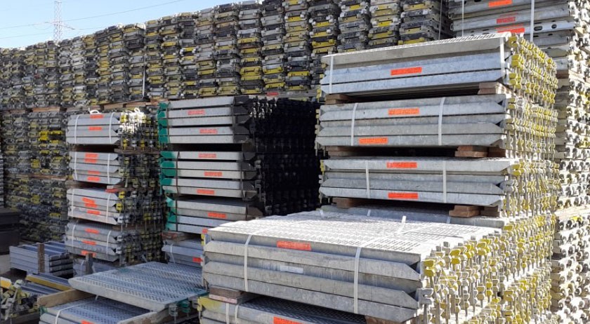 Lagerbestand Layher Allround, gebraucht – Beispielfoto aus unserem Lager