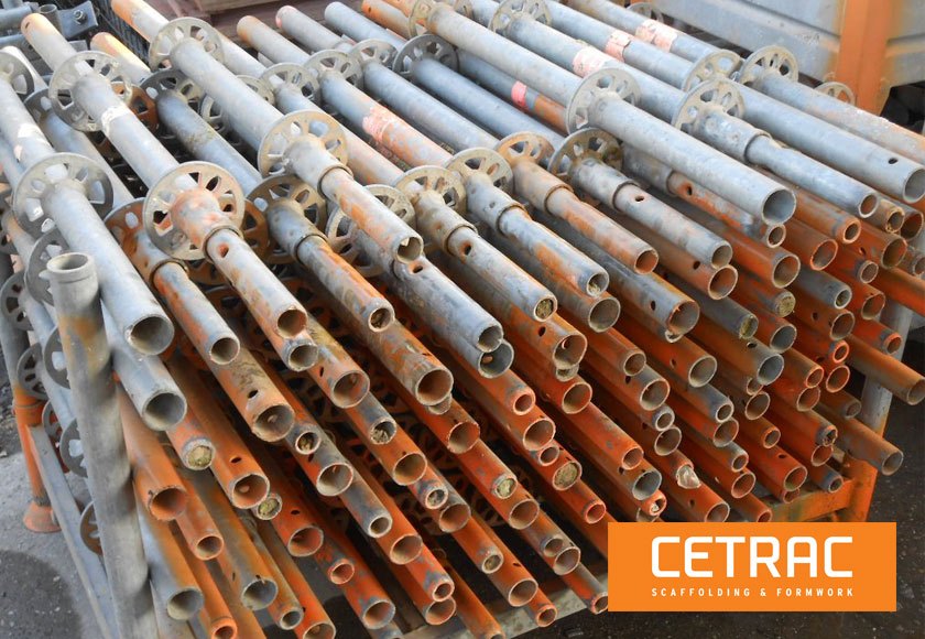Vertikalstiele Layher Allround, gebraucht – Beispielfoto aus unserem Lager